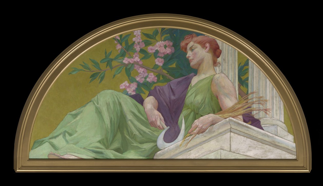 Muse der Landwirtschaft, 1893 von Henry Siddons Mowbray
