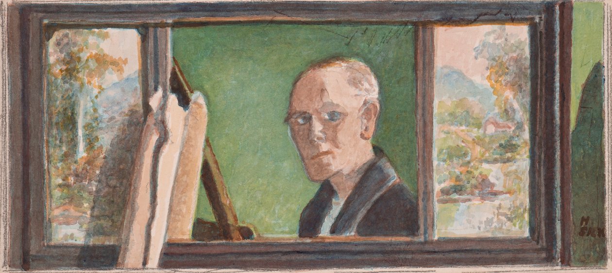 Selbstporträt, ca. 1930 von Henry Silk