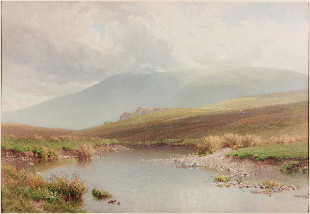 Gebirgige Landschaft, Ende des 19. Jahrhunderts von Henry Sutton Palmer