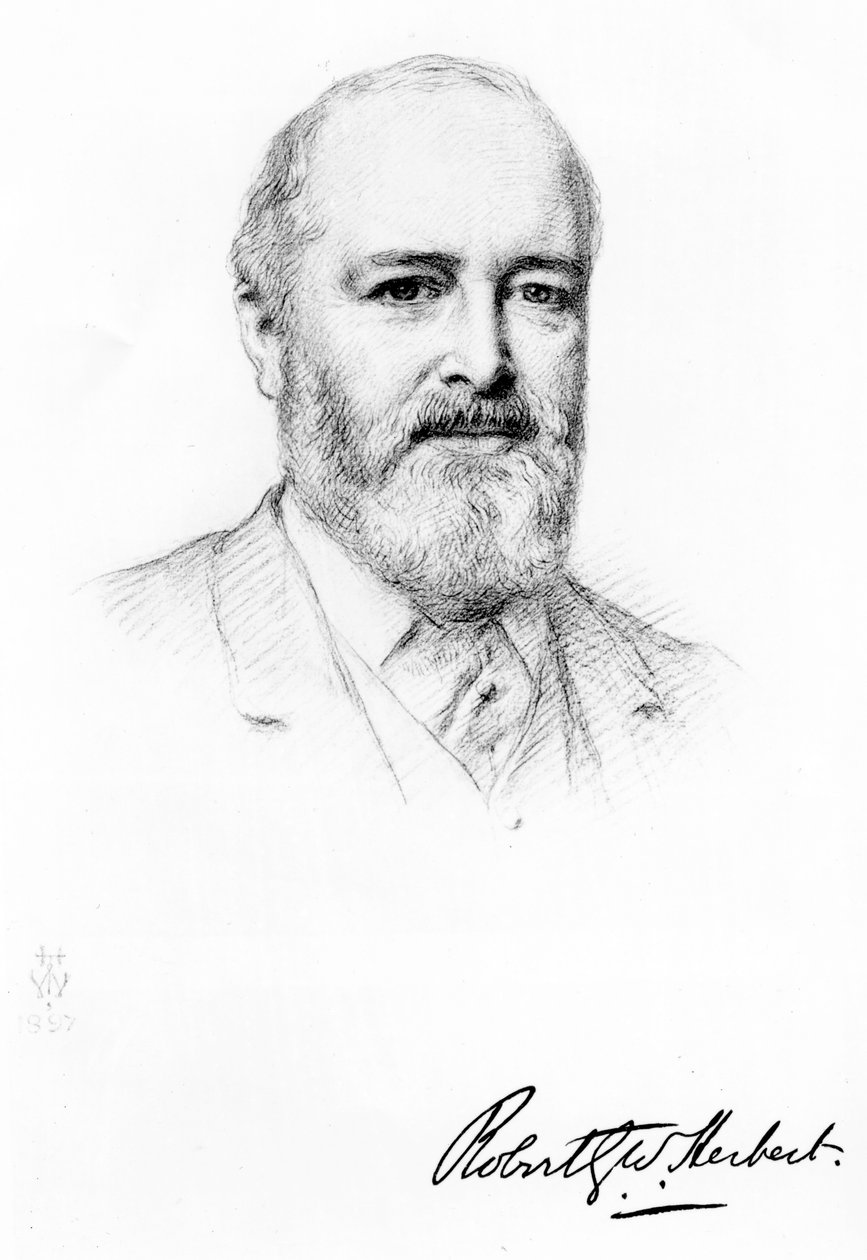 Sir Robert Herbert, 1897 von Henry Tanworth Wells