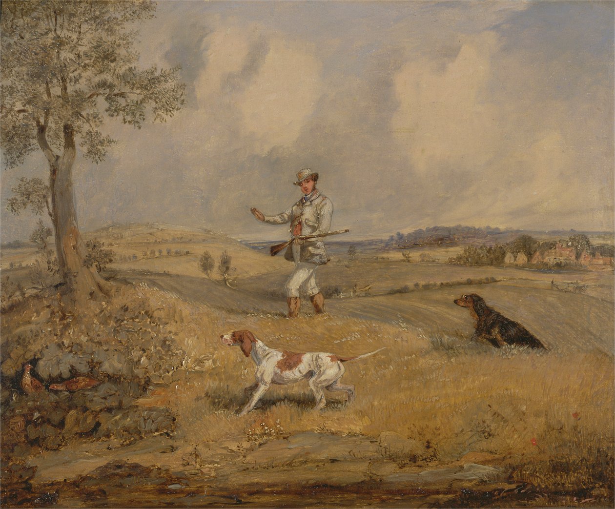 Rebhuhnjagd von Henry Thomas Alken