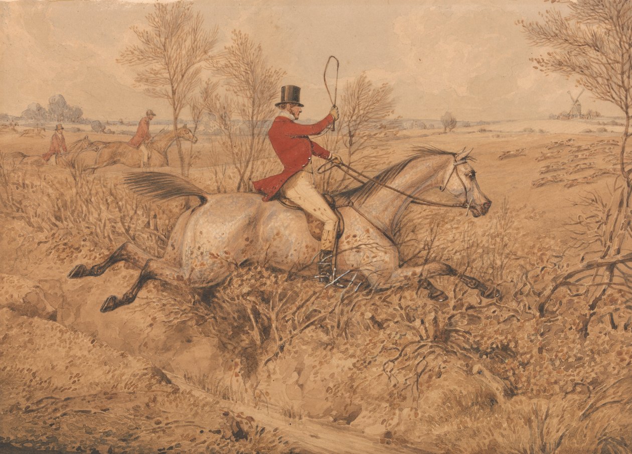Einen Rasper schwingen von Henry Thomas Alken