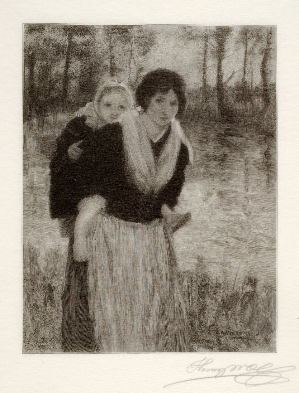 Am Fluss von Henry Wolf