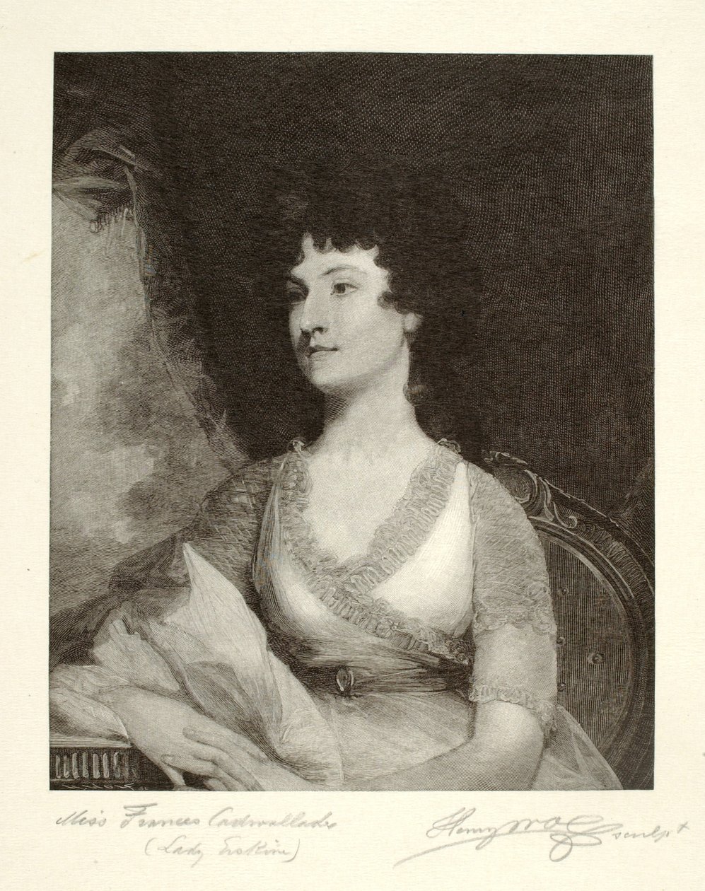 Fräulein Frances Cadwalader (Lady Erskine) von Henry Wolf