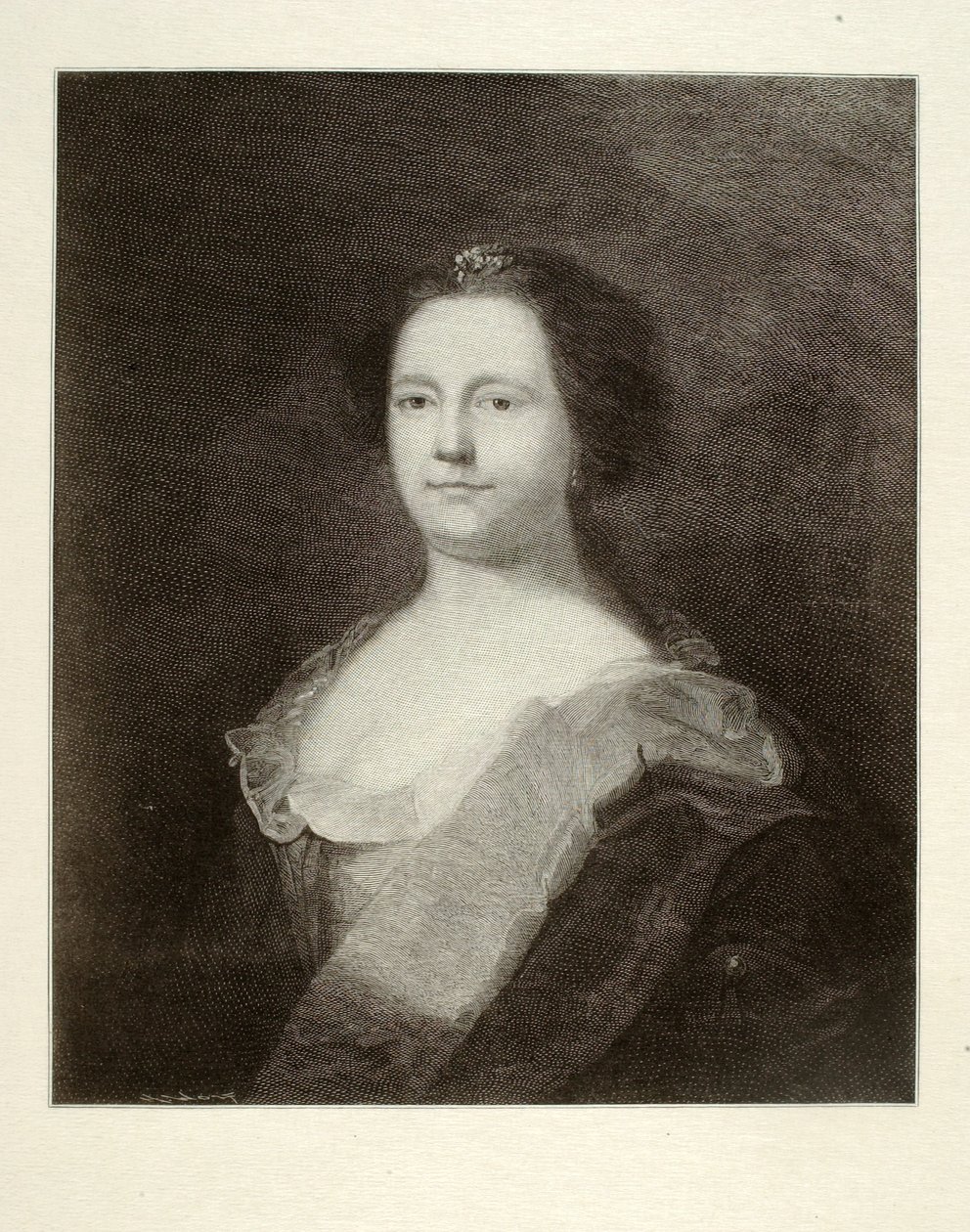 Frau Deborah Franklin von Henry Wolf