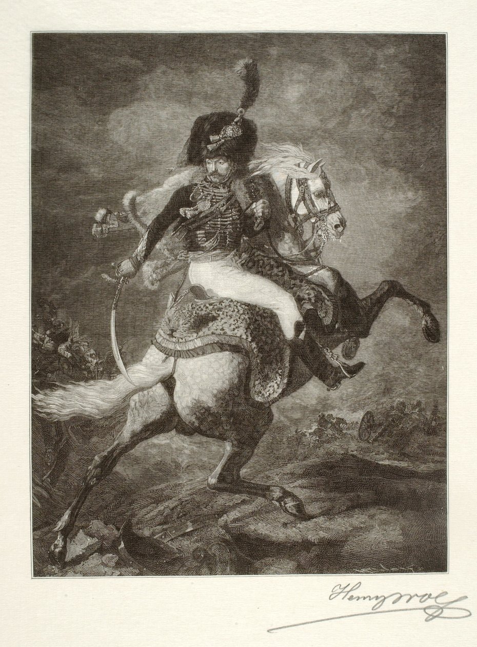 Offizier der berittenen Jäger von Henry Wolf