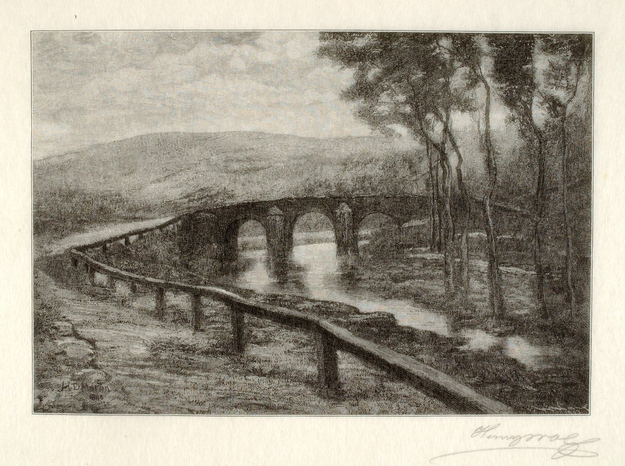Alte Normandie-Brücke von Henry Wolf