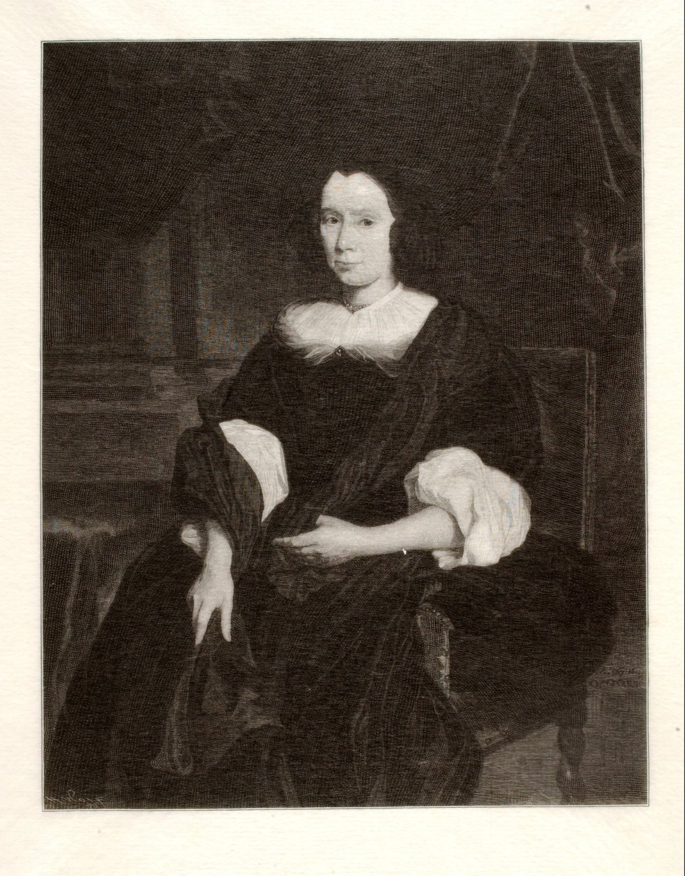 Porträt einer Dame von Henry Wolf