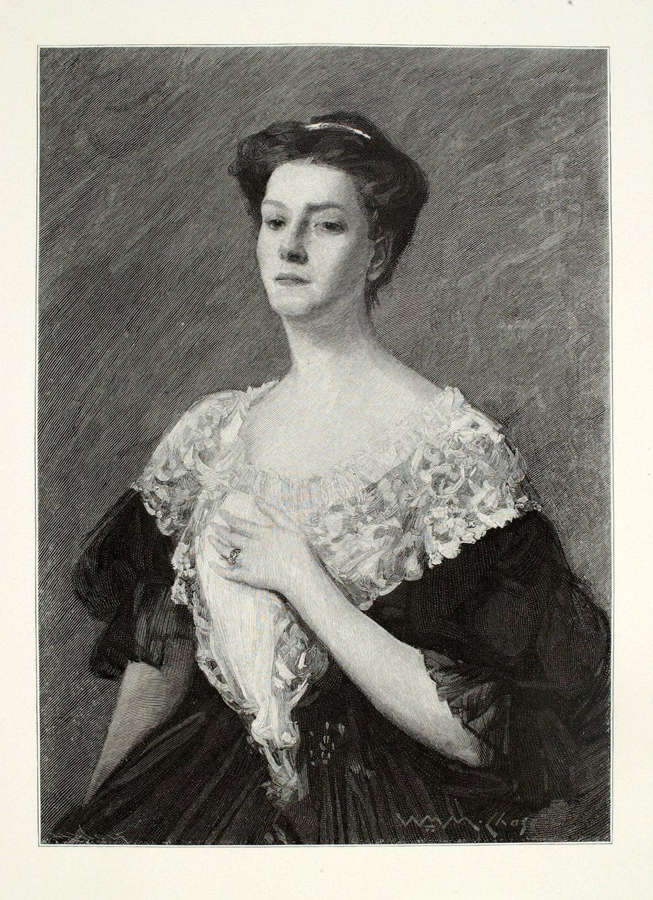 Porträt einer Frau von Henry Wolf