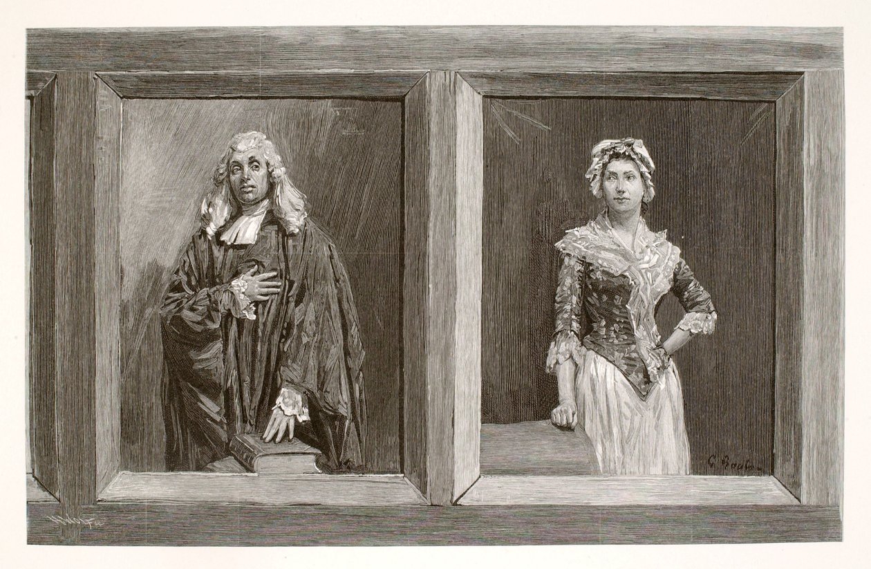 Reverend William Shurtleff und Ehefrau von Henry Wolf