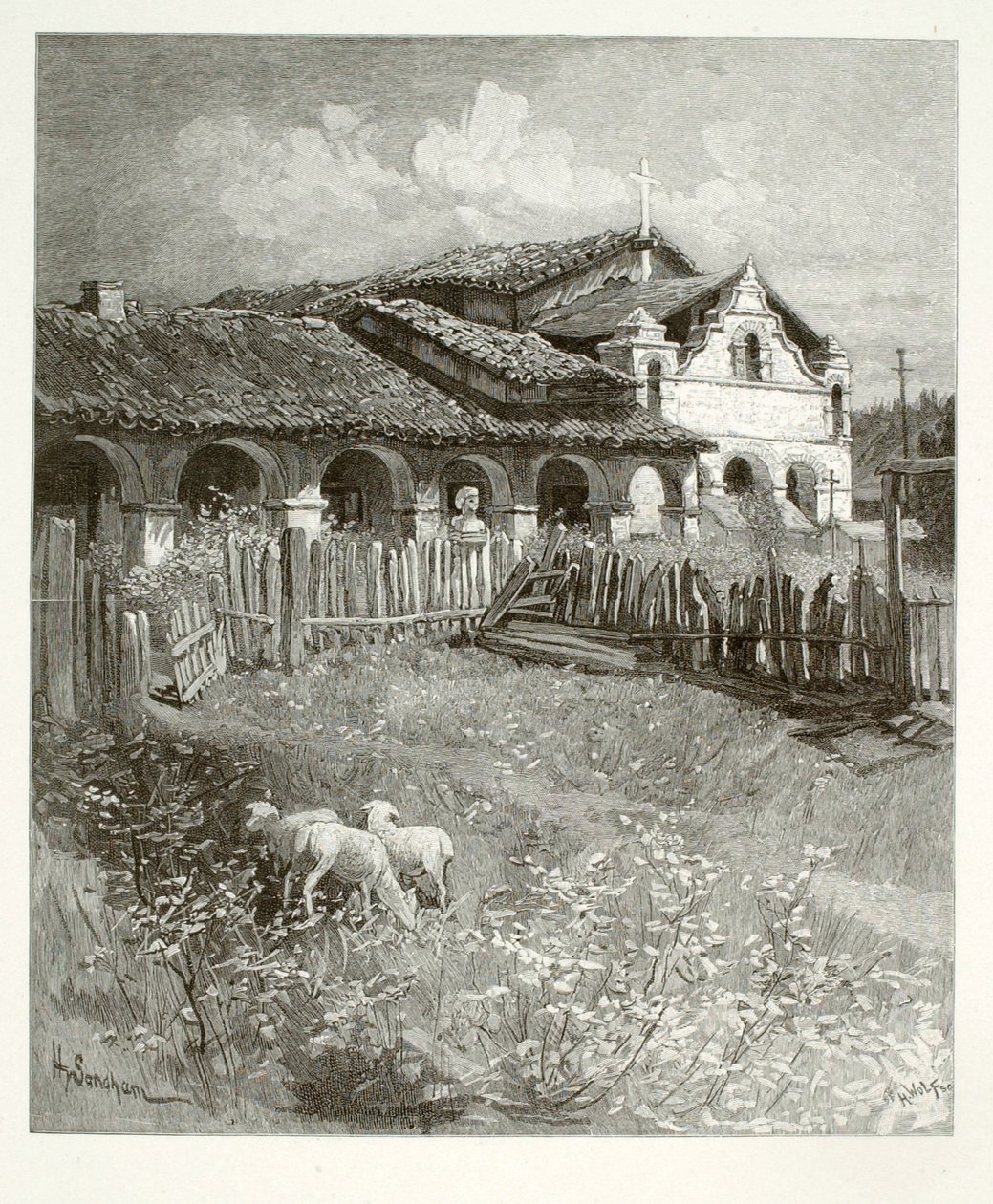 San Antonio Mission von Henry Wolf