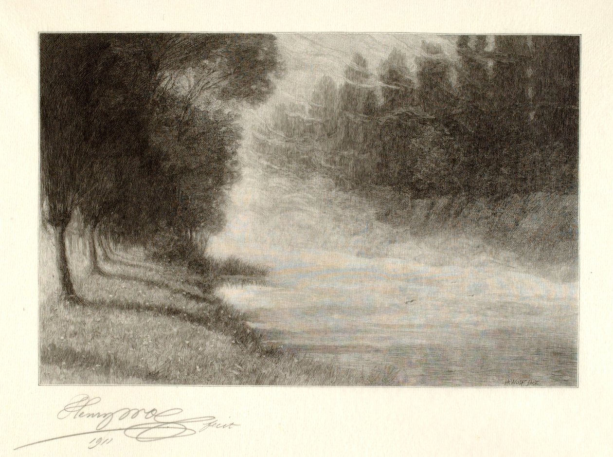 Zerstreuung der Nebel (Morgennebel) von Henry Wolf