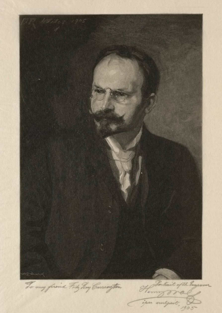 Selbstporträt von Henry Wolf