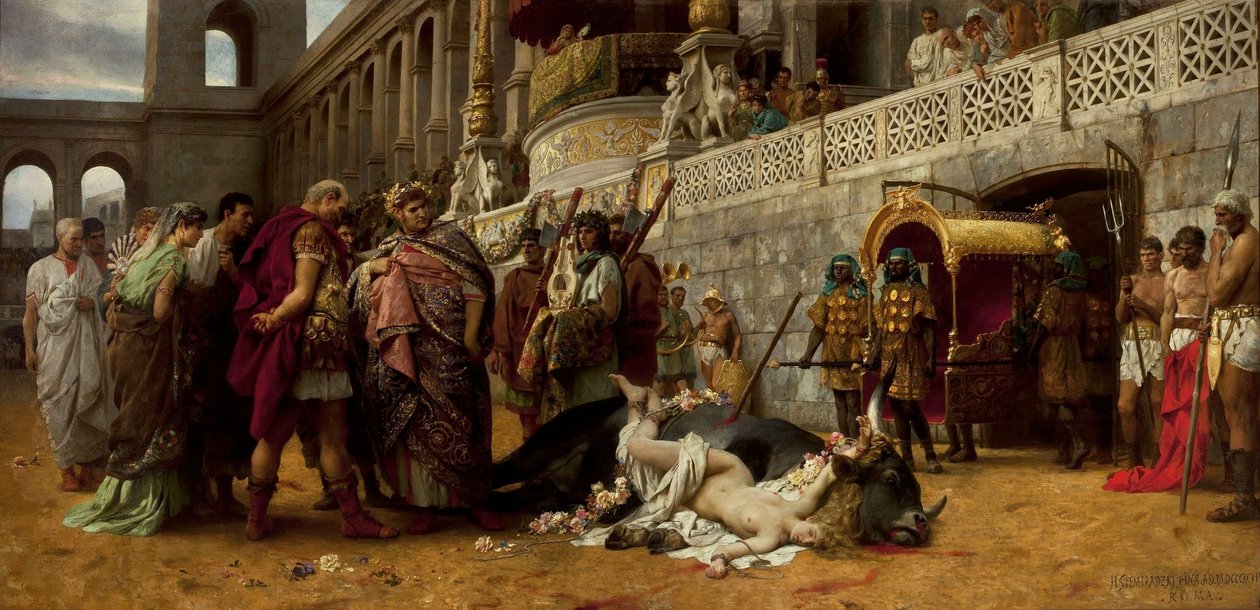 Christliche Dirce von Henryk Siemiradzki
