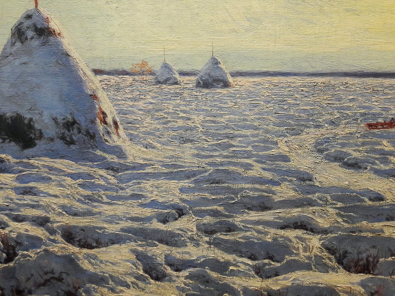 Litauische Sümpfe unter Schnee von Henryk Weyssenhoff