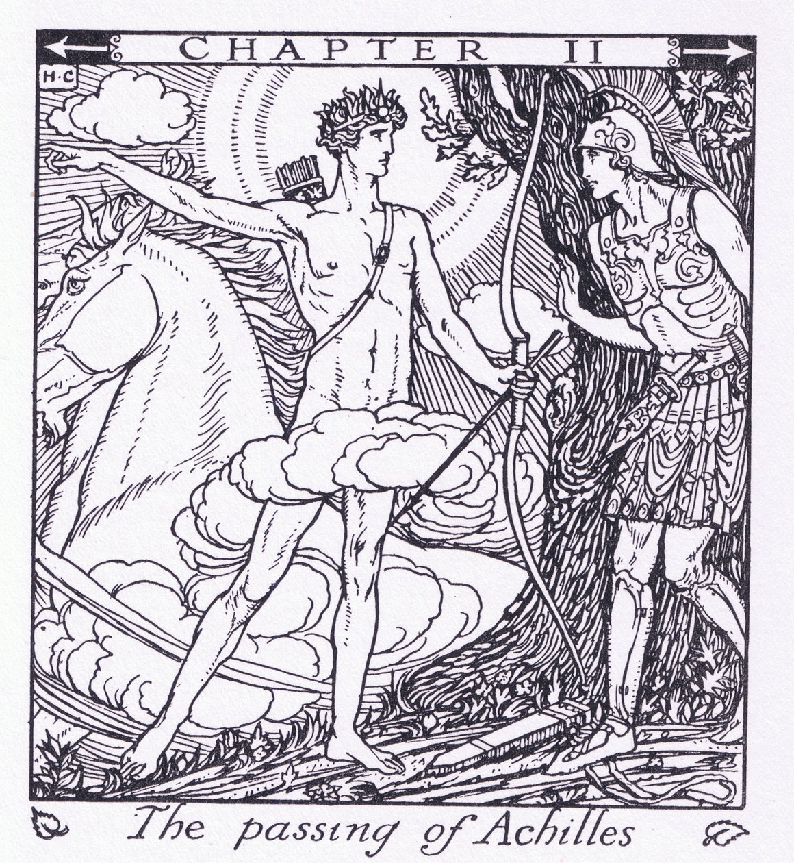 Der Tod des Achilles von Herbert Cole
