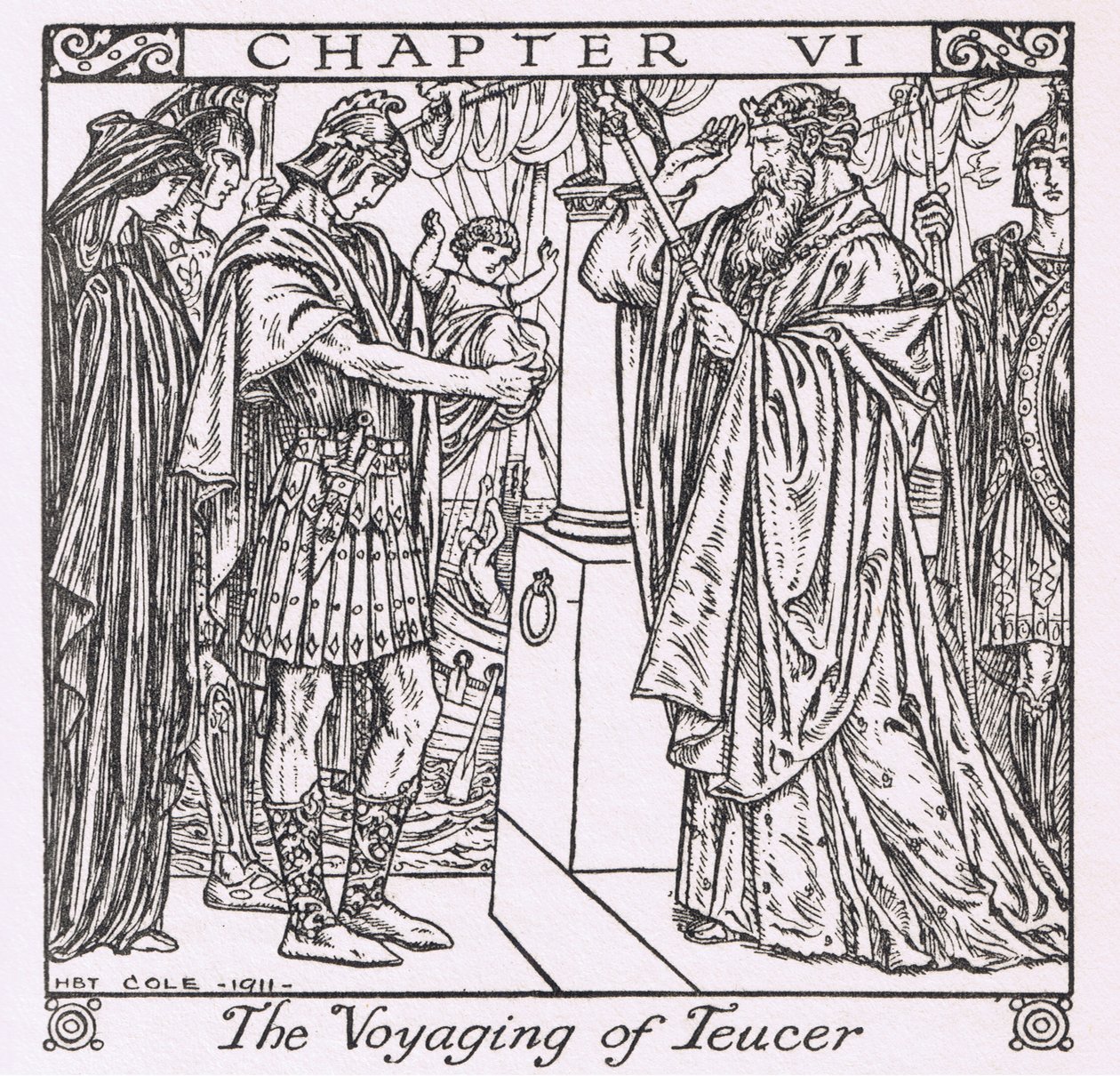 Die Reise des Teucer von Herbert Cole