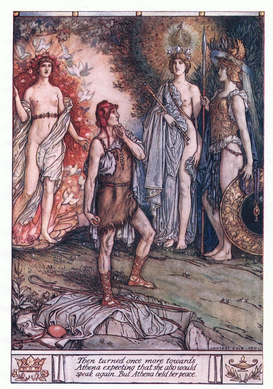 Dann wandte er sich erneut an Athena, in der Erwartung, dass sie wieder sprechen würde. Aber Athena schwieg von Herbert Cole