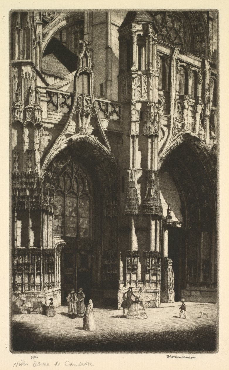 Notre Dame de Caudebec von Herbert Gordon Warlow