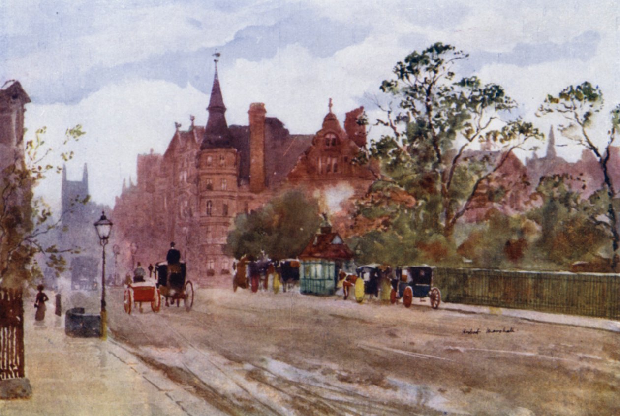 Pont Street, Chelsea von Herbert Menzies (after) Marshall