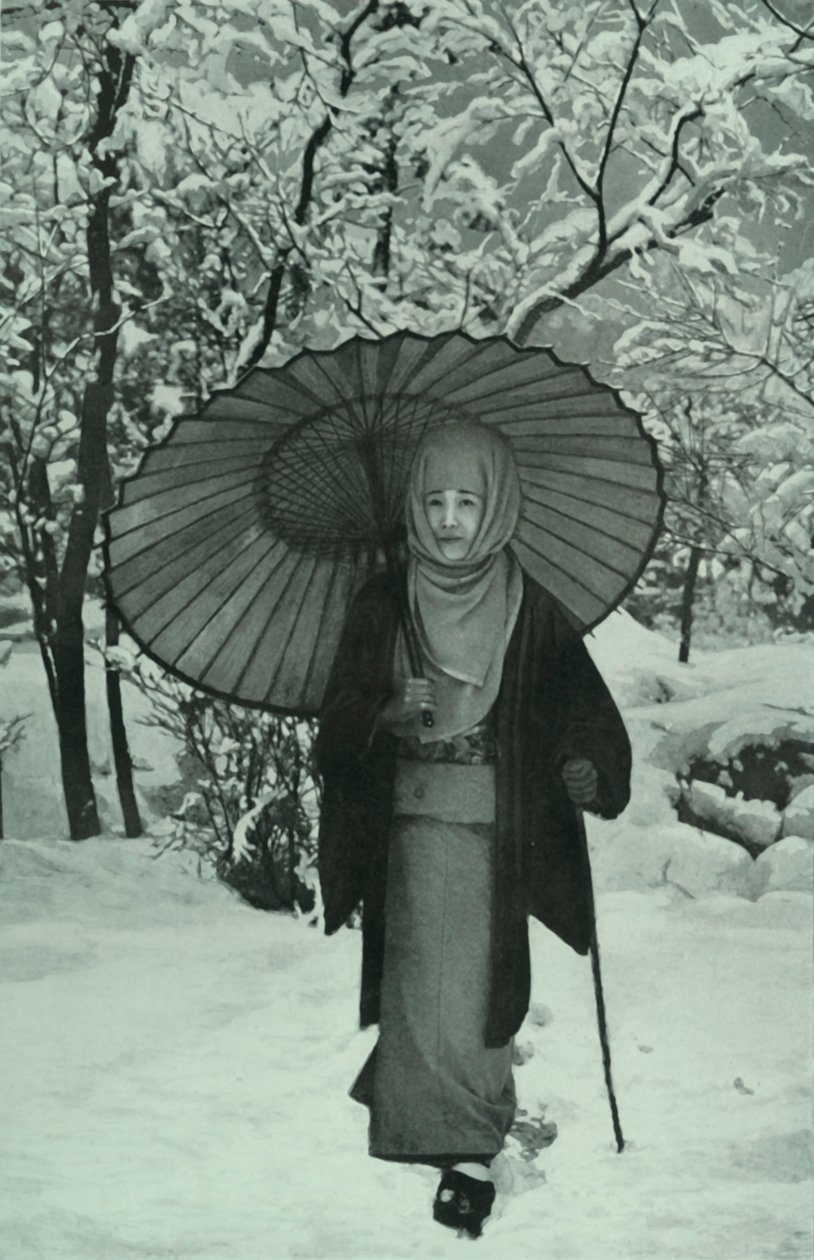 Dezember in Japan, 1910 von Herbert Ponting