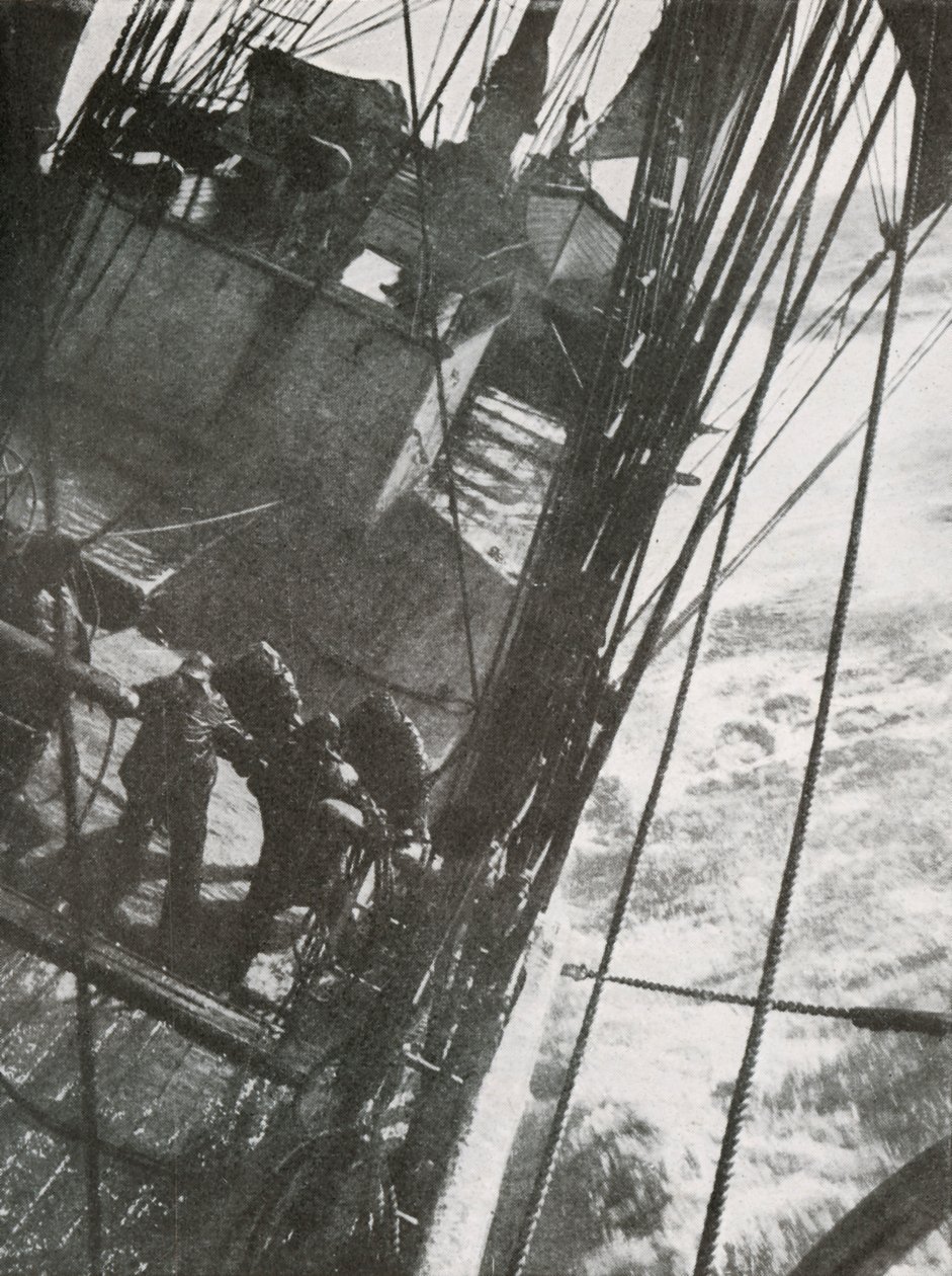 An die Pumpen, ca. 1910-1913 von Herbert Ponting