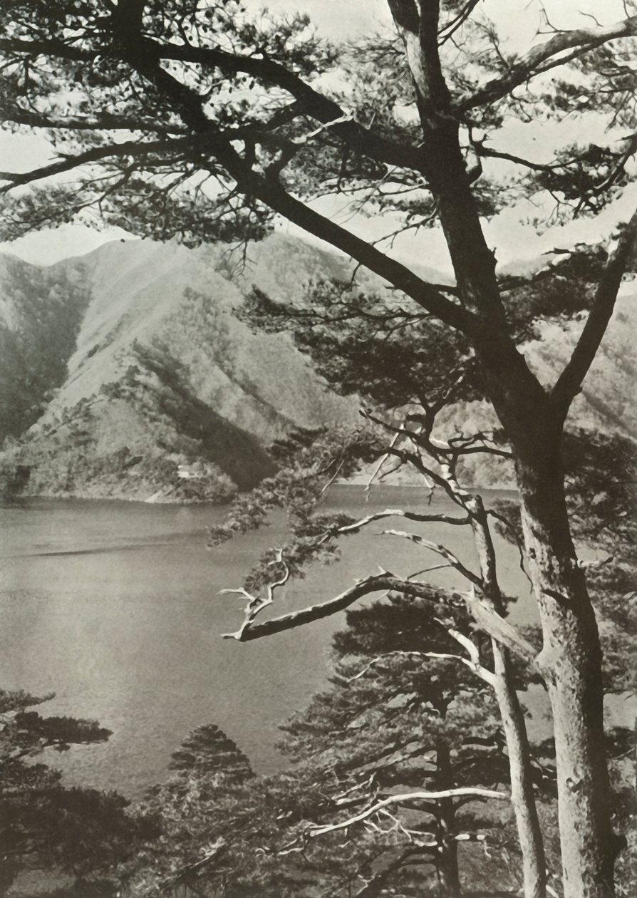 Das Hotel am See, Shoji, 1910 von Herbert Ponting