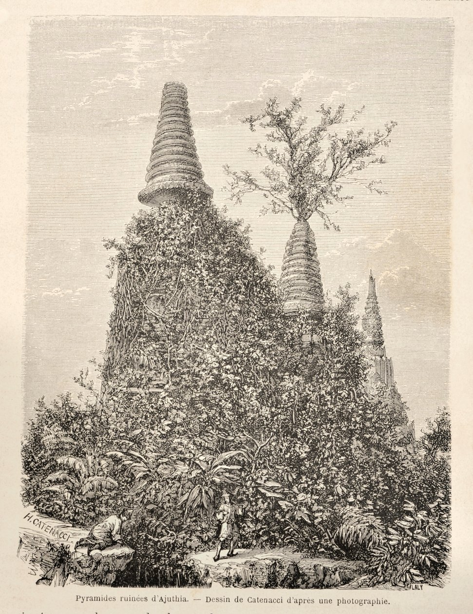 Ruinen von Wat Sisampet von Hercule Catenacci