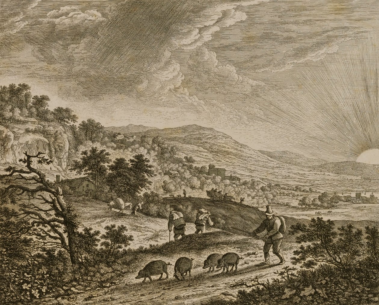 Der Schweinehirt von Herman Saftleven