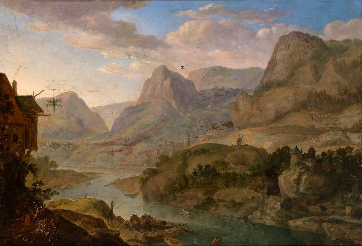 Landschaft, 17. Jahrhundert von Herman Saftleven the Younger