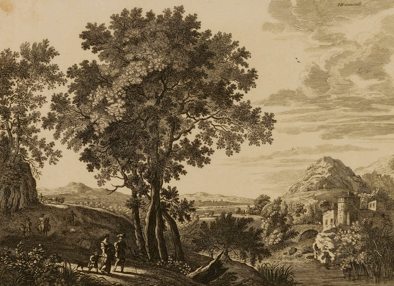 Landschaft von Herman van Swanevelt