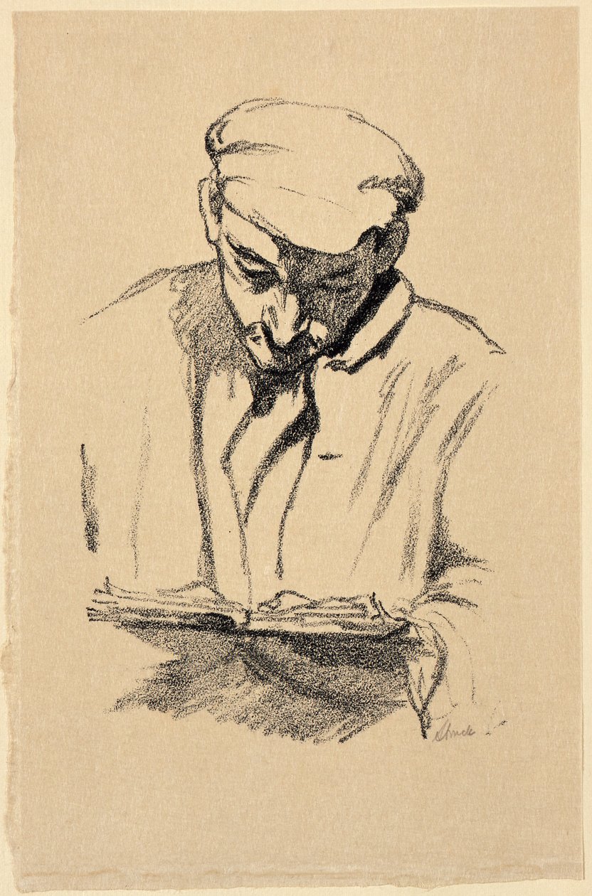 Betender Jüngling von Hermann Struck