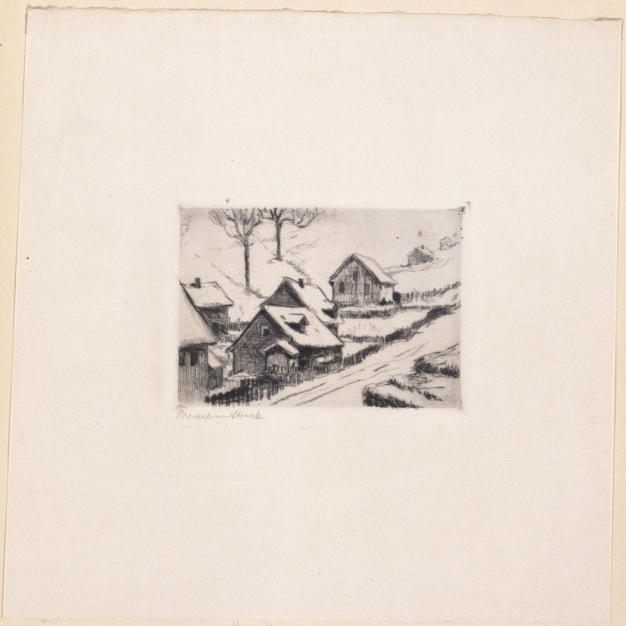 Winter im Gebirge von Hermann Struck