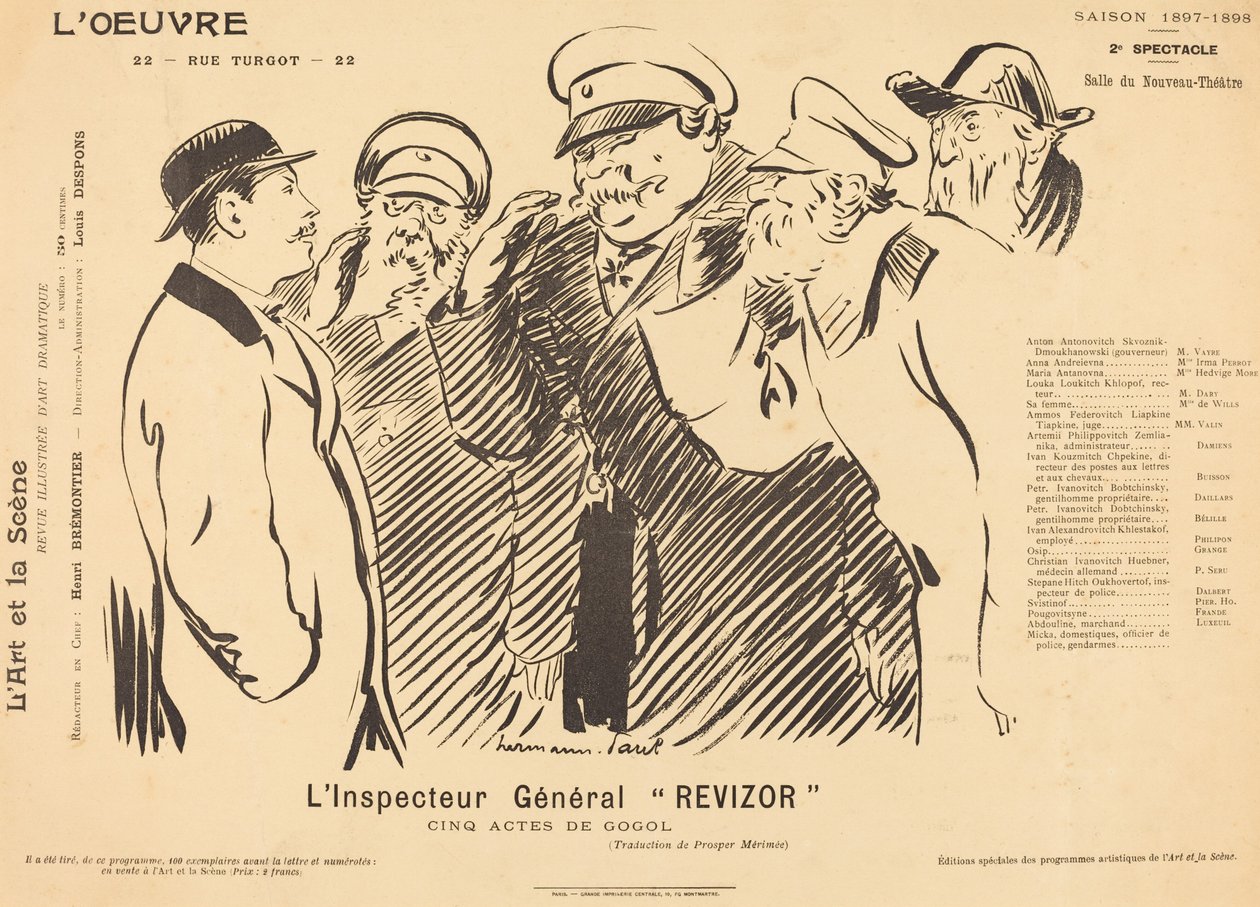 Der Generalinspektor Revizor von Hermann Paul