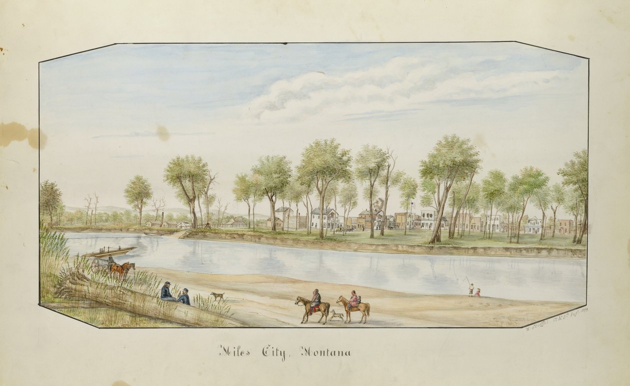 Miles City, Montana von Hermann Stieffel
