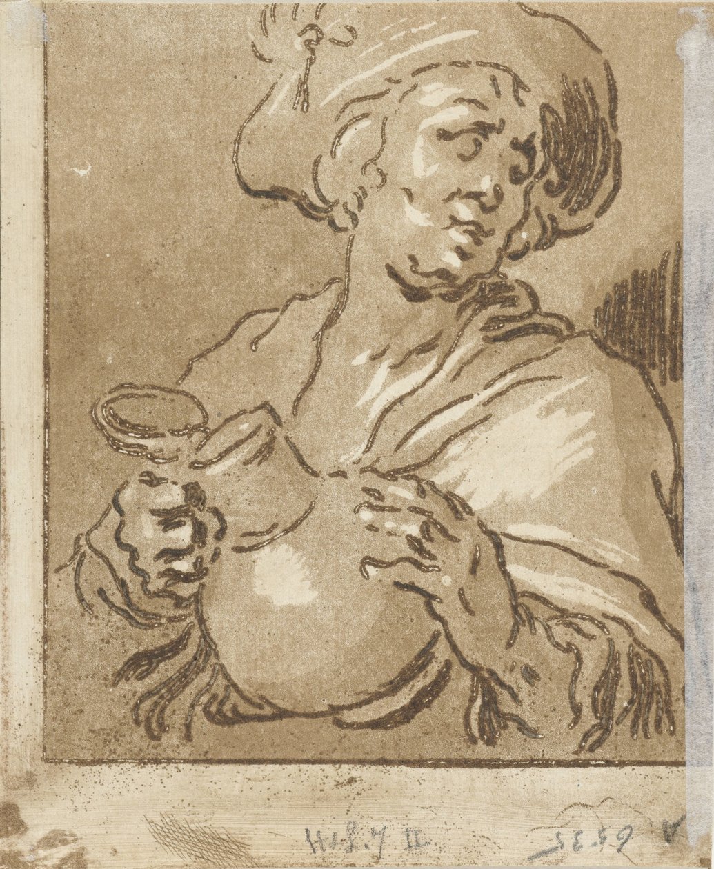 Mann mit Krug von Hermanus Fock