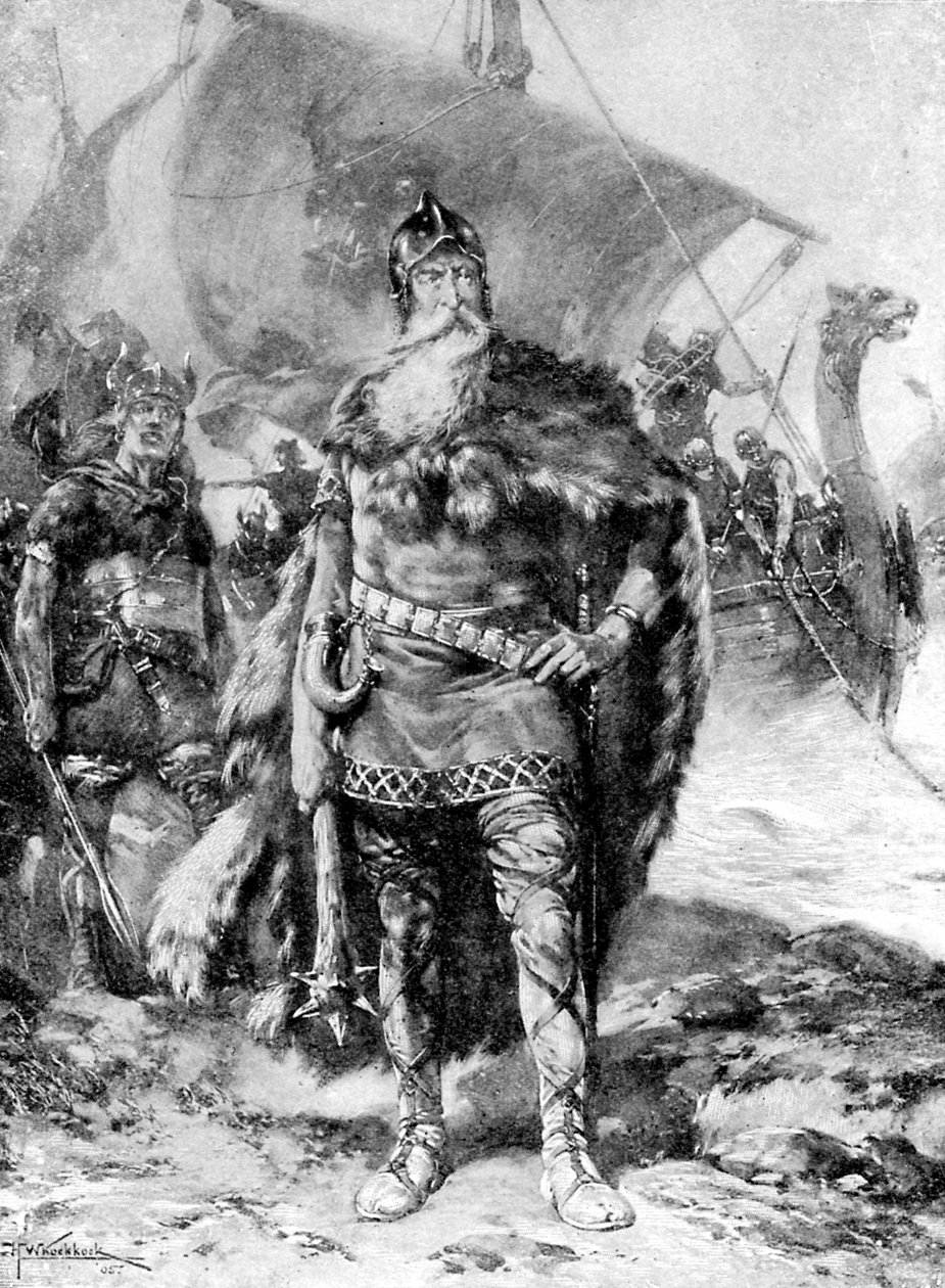 Ein großer Wikinger, um 1920 von Hermanus Koekkoek
