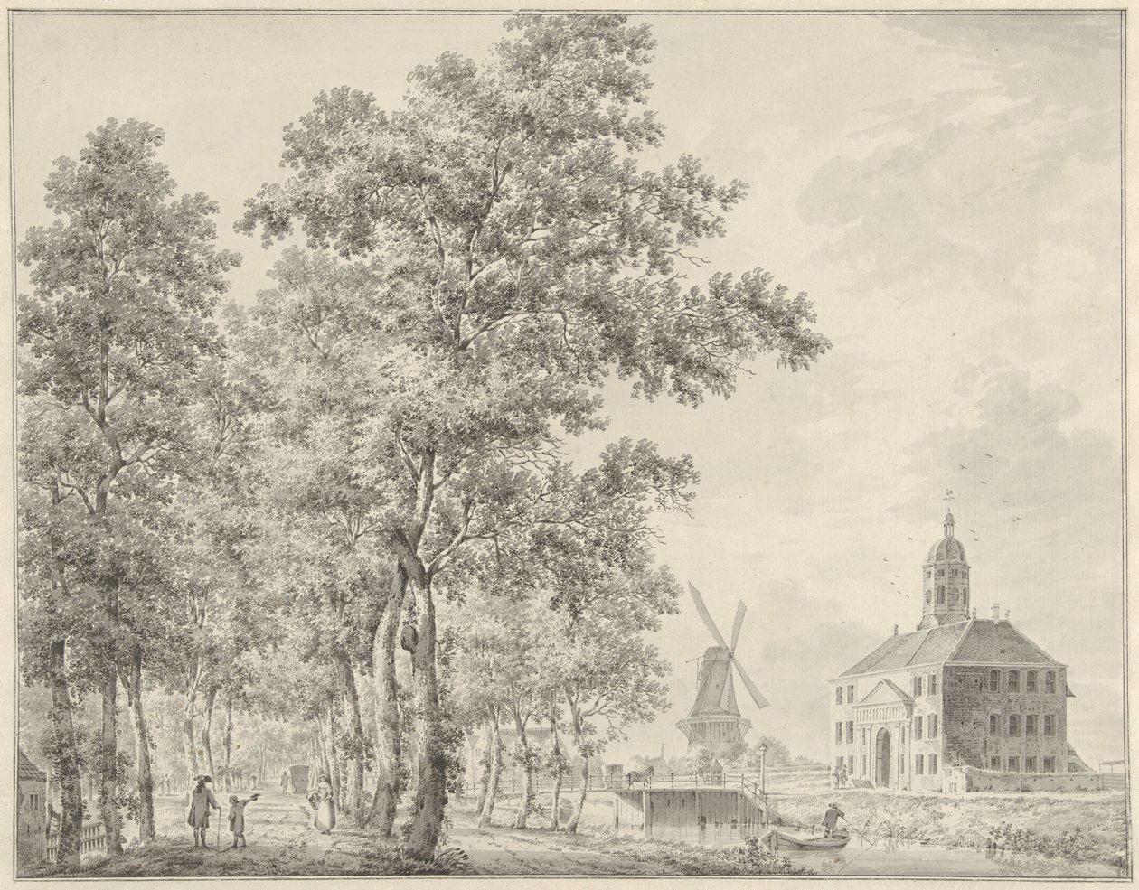 Das Muiderpoort in Amsterdam von Hermanus Petrus Schouten