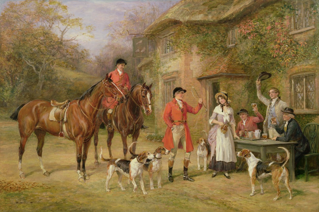 Ein Treffen bei den Drei Tauben von Heywood Hardy