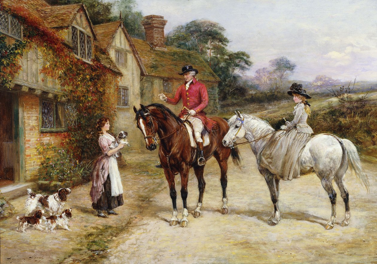 Ein Welpe für meine Dame von Heywood Hardy
