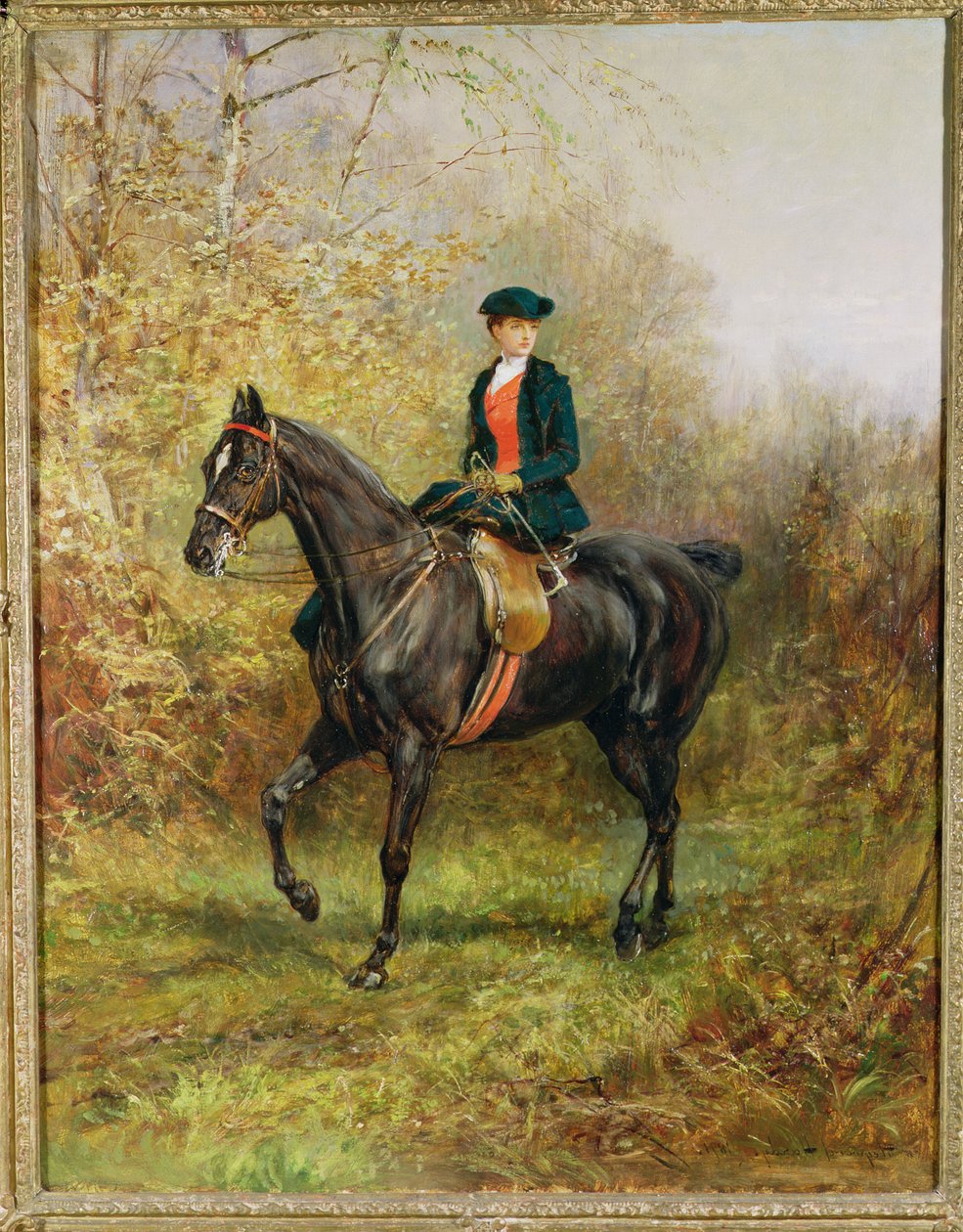 Der Morgenausritt, 1891 von Heywood Hardy