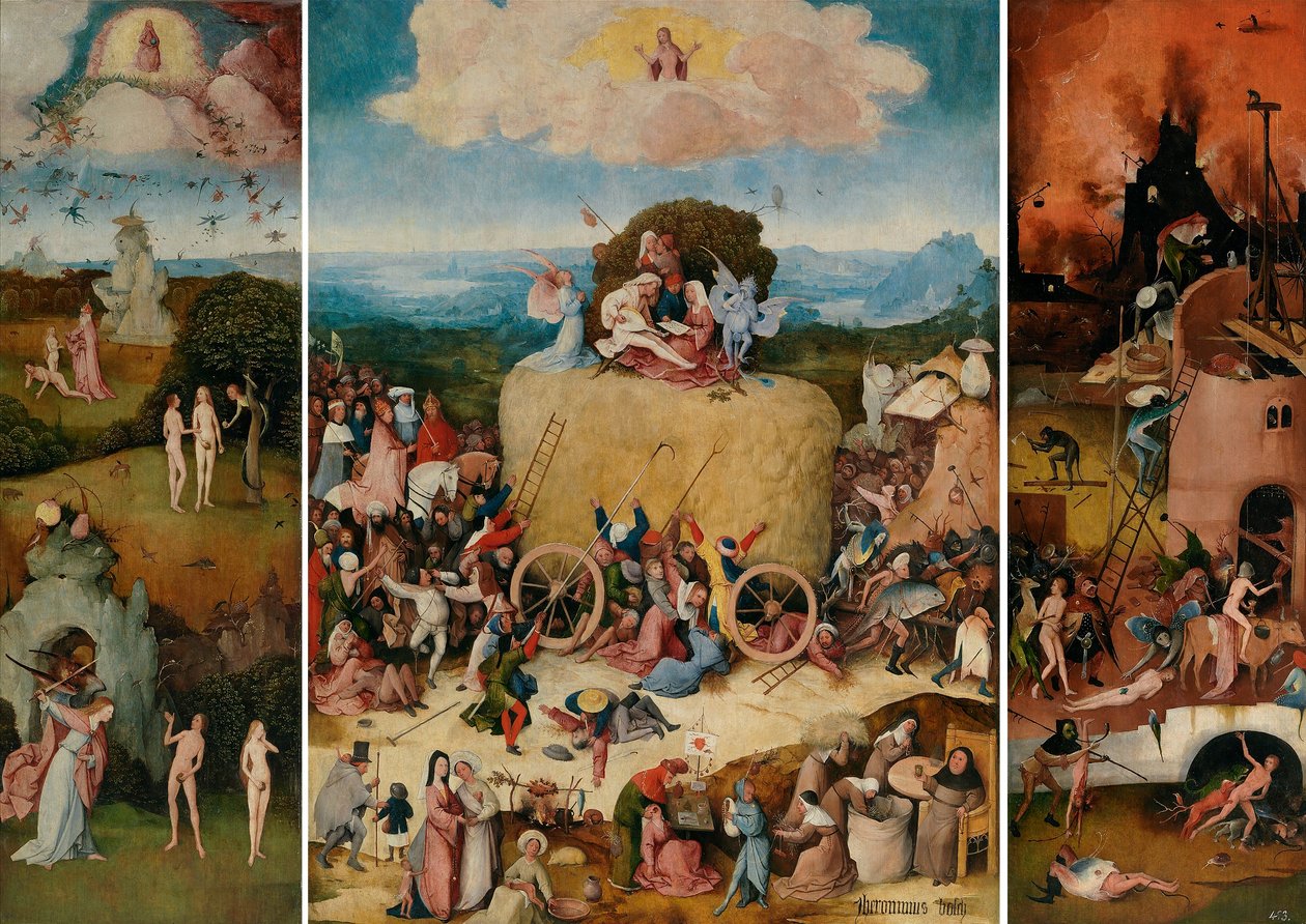 Der Heuwagen von Hieronymus Bosch