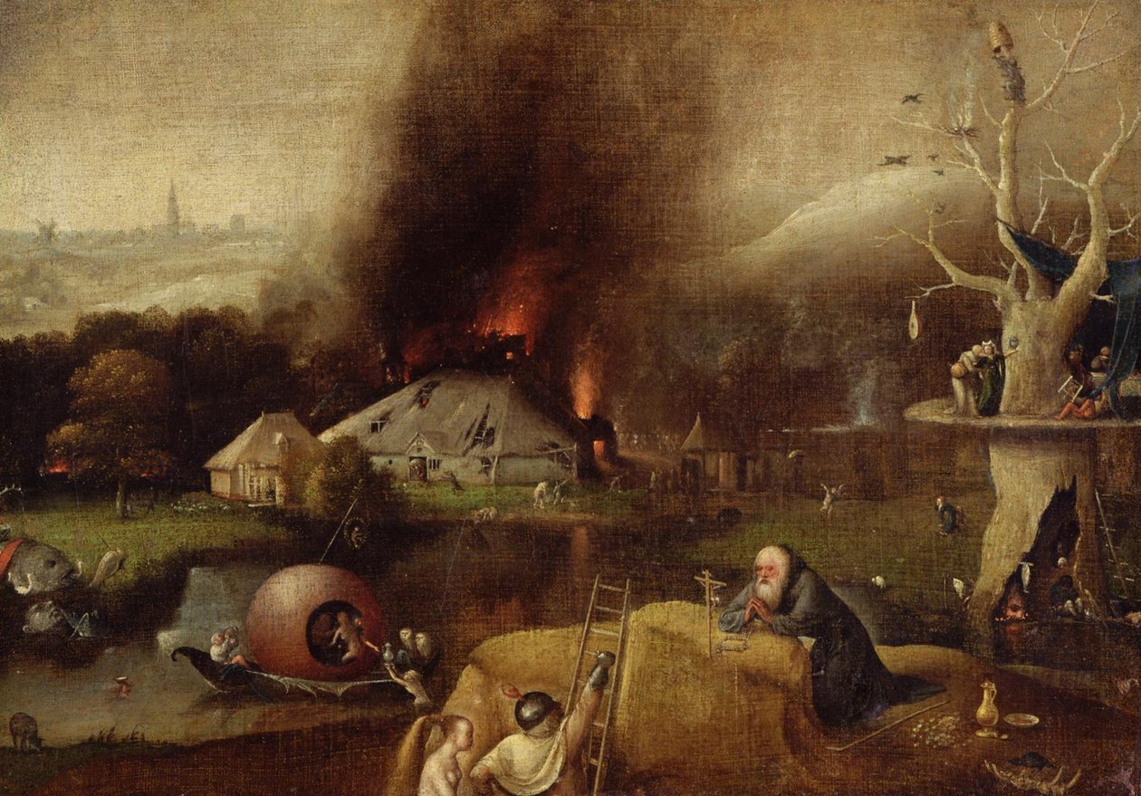 Die Versuchung des heiligen Antonius (Chrysler Museum of Art) von Hieronymus Bosch