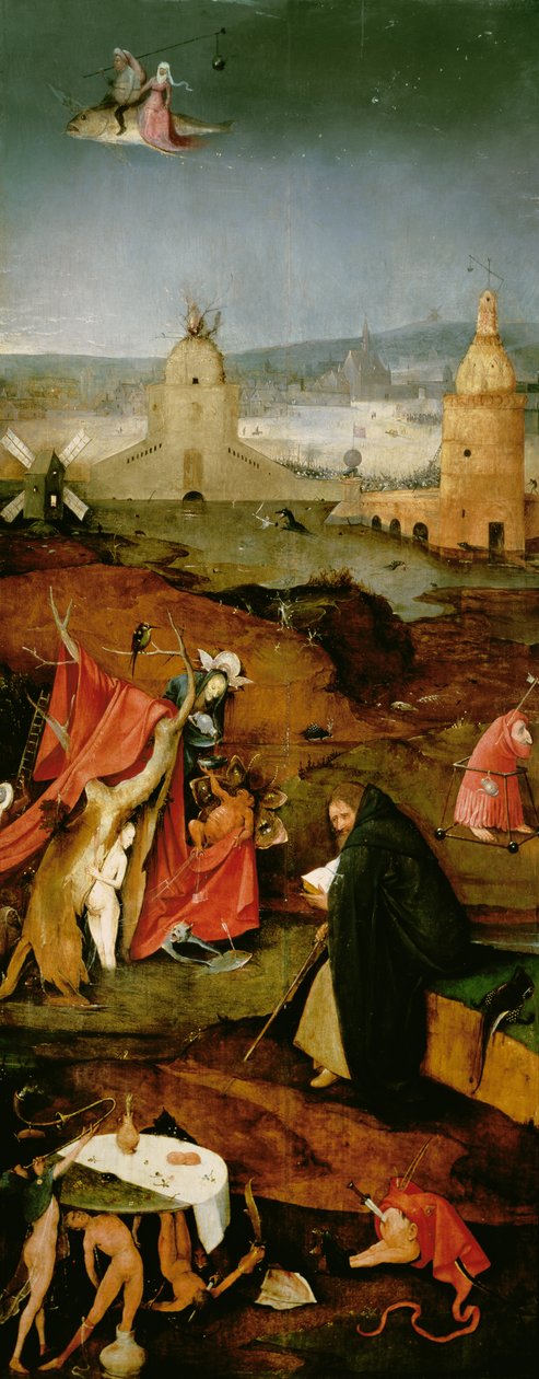 Versuchung des heiligen Antonius (rechte Tafel) von Hieronymus Bosch