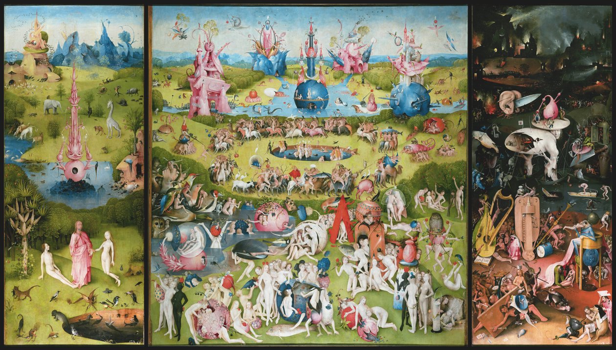 Der Garten der Lüste, 1490-1500 von Hieronymus Bosch