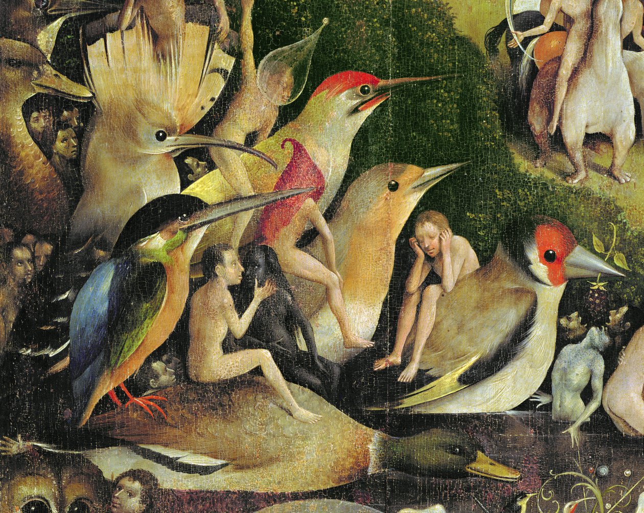 Der Garten der Lüste (Detail) von Hieronymus Bosch
