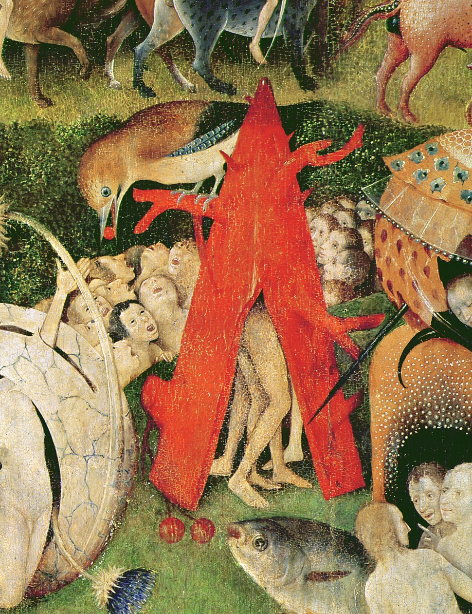 Der Garten der Lüste, ca. 1500 (Detail) von Hieronymus Bosch