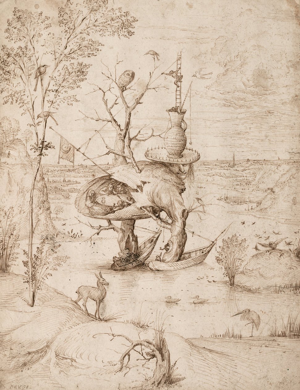 Der Baum-Mann, ca. 1505 von Hieronymus Bosch