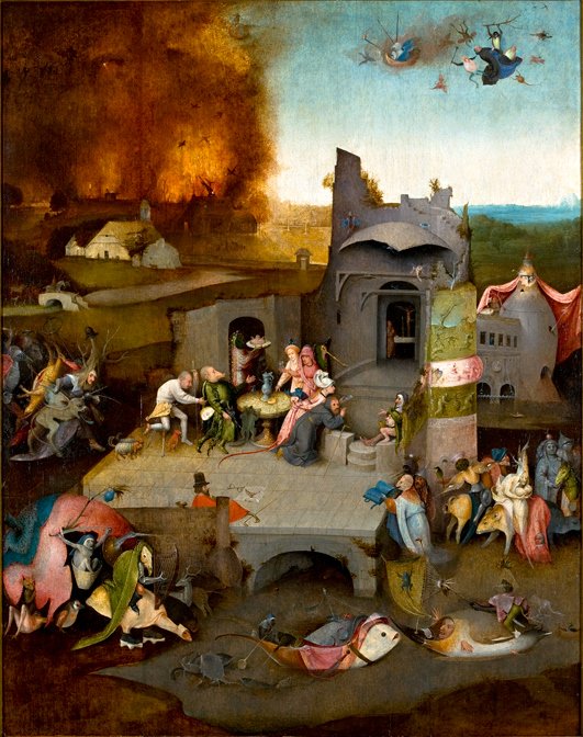 Versuchung des heiligen Antonius von Hieronymus Bosch