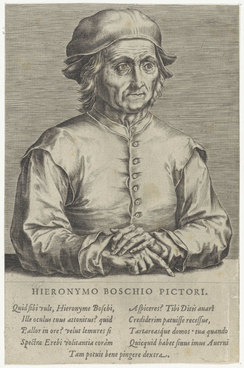 Porträt von Hieronymus Bosch von Hieronymus (after) Bosch